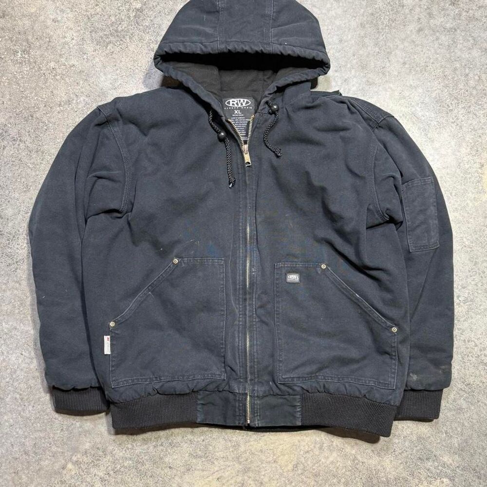 Unbranded Men's Black and Navy Jacket
